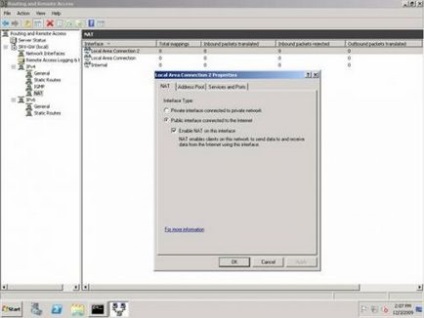 Utilizarea serverului Windows ca un router NAT - windows 2008, windows 7 - software