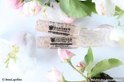 Janssen cosmetice piele Excel fiole de sticlă hidro chitosan