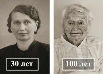 Fiind un bărbat în vârstă de 100 de ani, se schimbă un proiect comparativ de fotografie cu privire la oamenii cu viață îndelungată, timpul de relaxare
