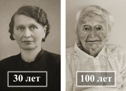 Як 100 років змінюють людину порівняльний фотопроект про людей-довгожителів, laze time