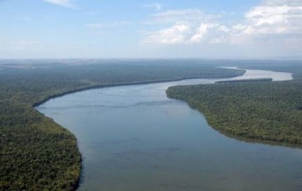 Коя река е най-голямата в, района за басейново свят дължина