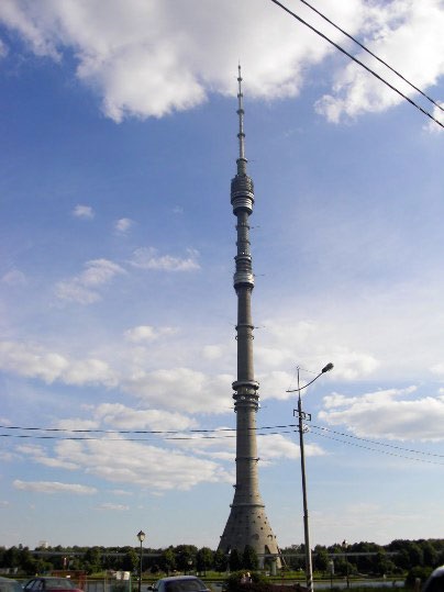 Care este cel mai mare și cel mai înalt turn (televizor) din lume, în Rusia