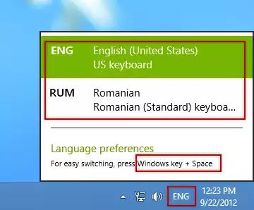 Як змінити клавіші для зміни мови в windows 10