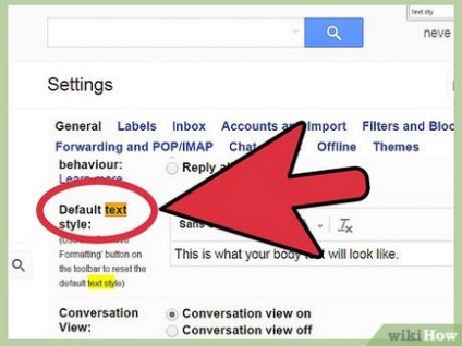 Cum se schimbă fontul mesajelor primite în Gmail