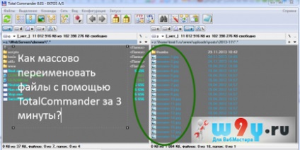 Як масово перейменувати файли за допомогою totalcommander за 3 хвилини портал для веб-майстра!