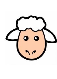 Як намалювати мордочку овечки