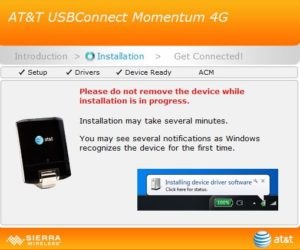 Hogyan kell beállítani a modemet Sierra Wireless AirCard 313u