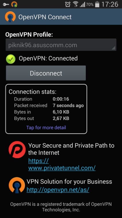 Як налаштувати vpn підключення на android