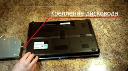 Cum de a fixa unitatea optică încorporată în laptop cu propriile mâini - cum să remediați unitatea