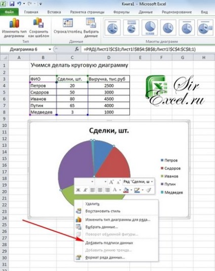 Cum să semnați o axă într-o diagramă într-un cuvânt