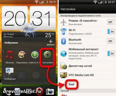 Як отримати інтернет на комп'ютері зі смартфона htc через usb або wi-fi