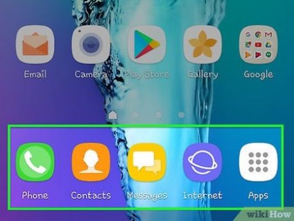 Cum se schimbă screensaverul în Samsung smartphone