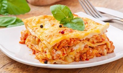 Cum să gătești lasagna de casă - rețete lasagna