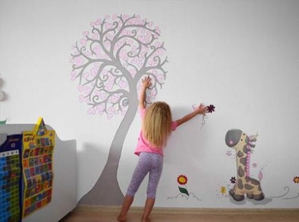 Як розфарбувати стіни своїми руками як оформити стіну в дитячій, вітальні і спальні легка справа