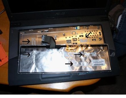 Cum să dezasamblați laptopul asus g73 (laptop) Cum de a face un laptop asus g73