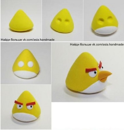 Як зробити angry birds з полімерної глини своїми руками