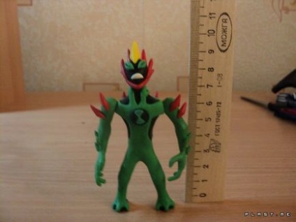 Cum sa faci un ceas Ben 10 din plastilina