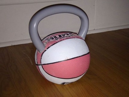 Hogyan lehet a súlya a kosárlabda myachahend Maid, Hand Made