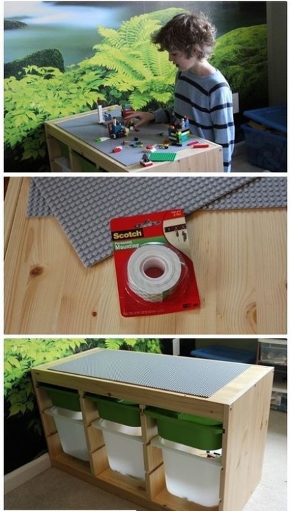 Hogyan készítsünk egy játék asztal Lego - 12 Ways