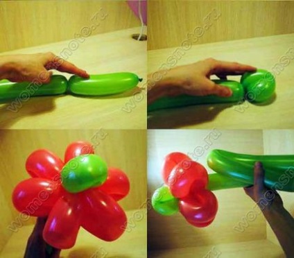 Cum sa faci o floare dintr-o minge