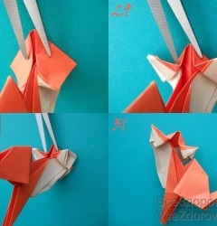 Hogyan készítsünk egy cica - origami papír saját kezűleg