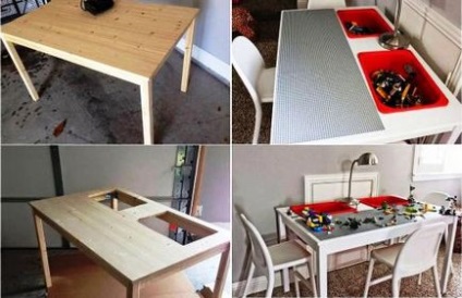 Cum să faci o masă pentru lego cu mâinile tale, cum să proiectezi idei, poze