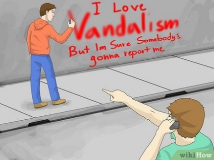 Cum să raportați un act de vandalism