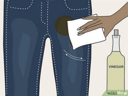 Як видалити пляму з джинсів