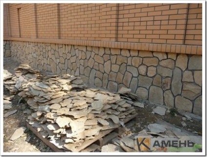 Cum se pune o piatră naturală pe o fundație din beton, merită folosită o piatră naturală în