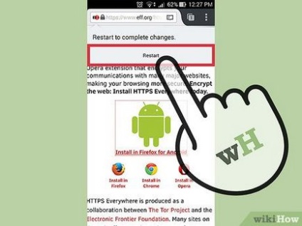 Як встановити засоби безпечного виходу в інтернет на android