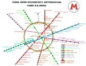 Metro Moszkva térkép