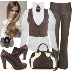 Stil clasic de haine, selecție de garderobă, pantofi și accesorii