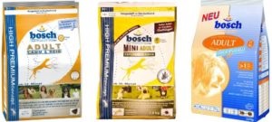 Alimente pentru câini (bosch) pentru câini - compoziția și descrierea hranei pentru animale