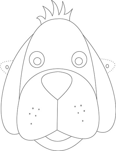 Костюм і маска собаки для дитини (хлопчика і дівчинки)