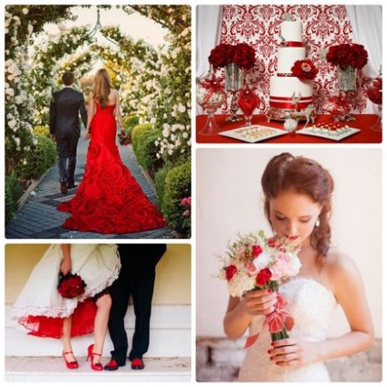 Red Esküvői azt, hogy hangsúlyozzák a szeretet párok