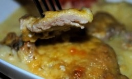 Csirke, kemencében sült tejszínes sajtmártással (recept képpel) blog Tanyukhin, háziállat