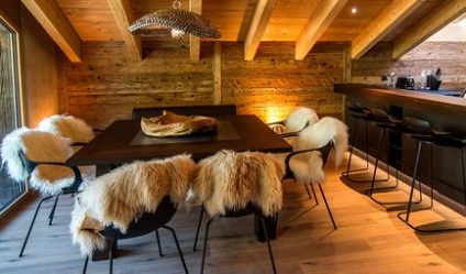 Кухня в стилі шале - особливості оформлення стелі, стін, підлоги і меблів