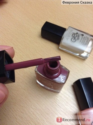 Лак для нігтів avon гель-ефект gel finish nail enamel - «гель-фініш від ейвон лак, просто лак