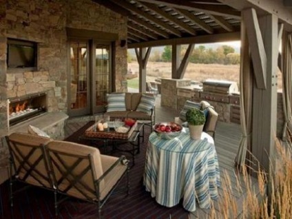 Bucătărie de vară cu verandă pe 21 sfaturi de fotografie și soiuri de decor