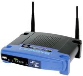 Linksys Wireless Broadband Router WRT54GS a SpeedBooster technológiával 11g