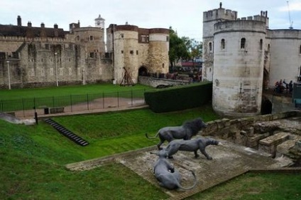 Castle Tower of London - a brit erőd, fehér tornyot, varjú, tudom külföldön