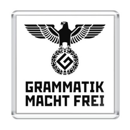 Magnet Grammatik macht Frei (fekete) - Hivatalos Shop ™ lurkmore (Grammatik) Magnet Grammatik macht Frei (fekete) - Hivatalos Shop ™ lurkmore