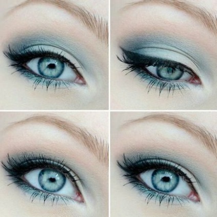 Make-up pentru ochi albastri-gri