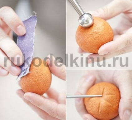 Mandarine cu mâinile lor