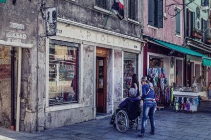 Útvonal sétál a velencei Cannaregio, Velence mese