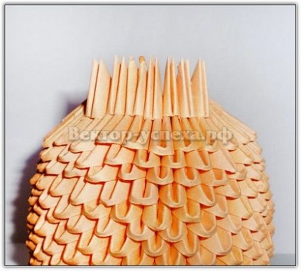 Maestru clasic acoperi agaric (origami modular)