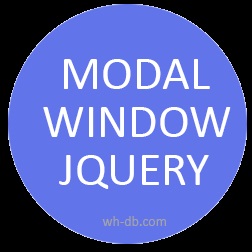 Modalitate fereastră pe jquery