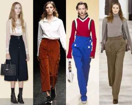 Pantaloni de moda pentru femei toamna-iarna 2016-2017 - poze cu produse noi, bonamoda