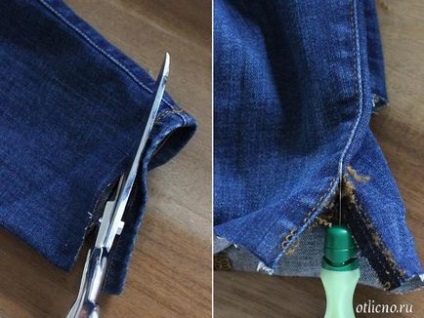 Модний тренд джинси з бахромою