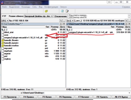 Configurarea cardului pe wicardd